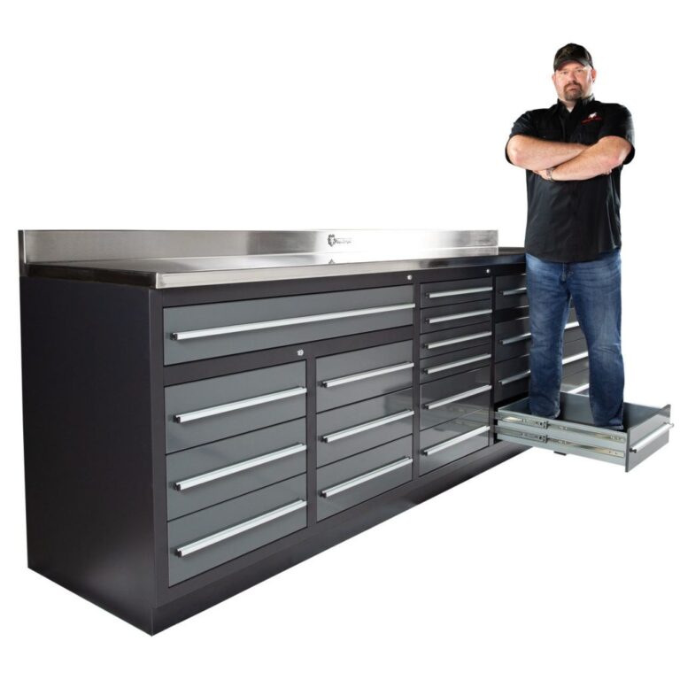 20 Drawer Midnight Pro Series 9FT 4 1 4 Workbench  